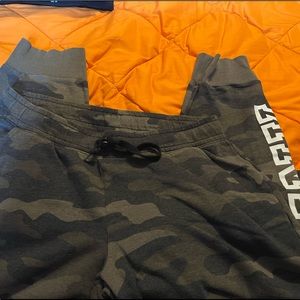 Camo Victoria Secret Joggers Size XL